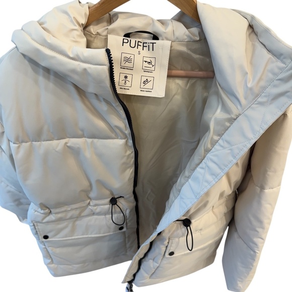 Puffit Hooded Puffer Jacket With Large Pockets. NWT. - Picture 6 of 11